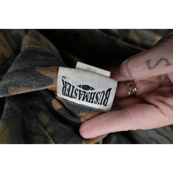 Vintage 90s Streetwear Mens Large Reversible Hooded Camouflage Parka Jacket - Picture 6 of 16